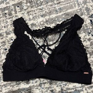 Black Lace Bralette size S